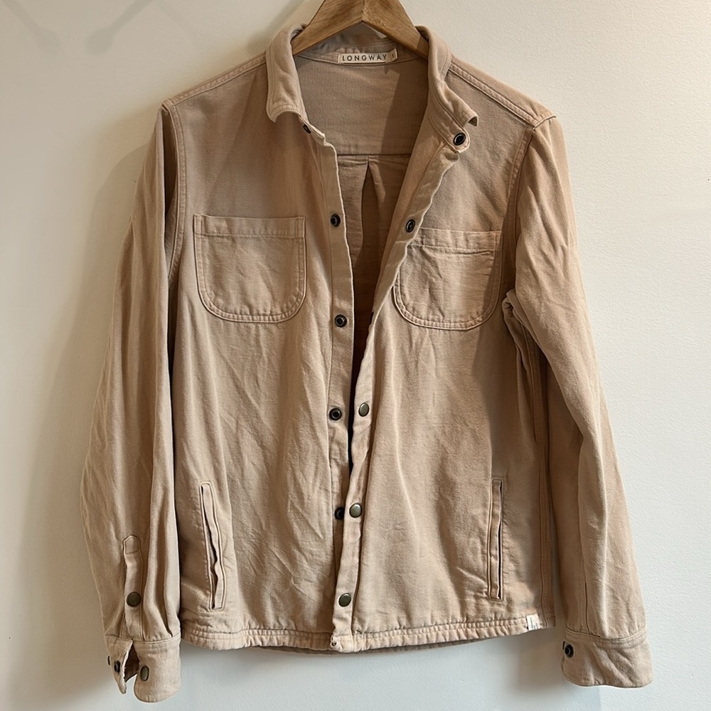 Longway organic shirt jacket